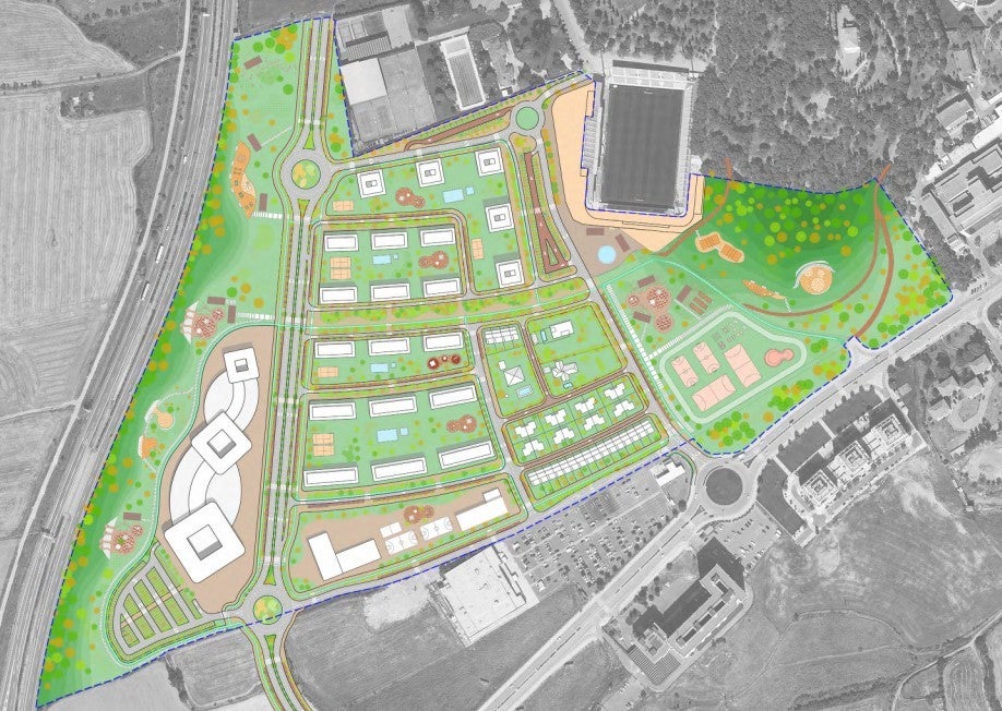 Huesca contará con 800 nuevas viviendas en los Jardines del Alcoraz Huesca contará con 800 nuevas viviendas en los Jardines del Alcoraz