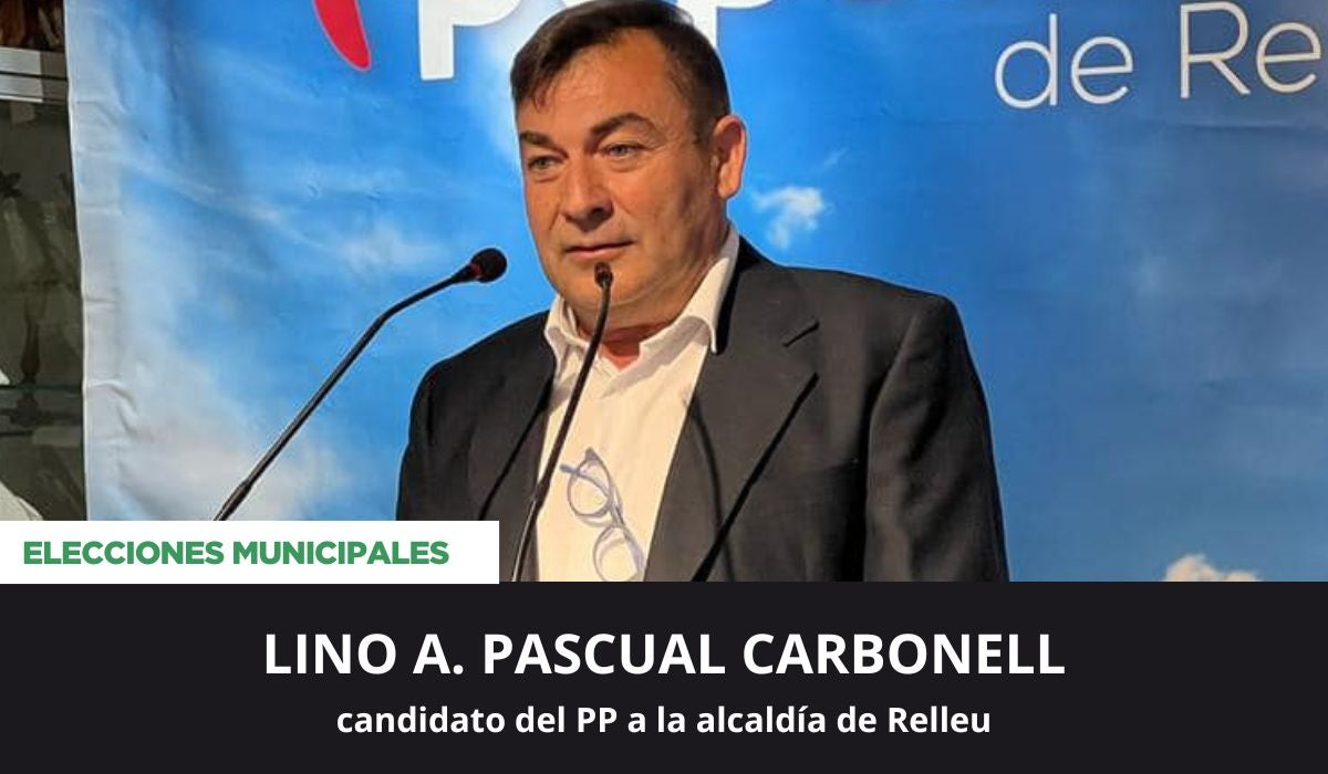Lino A. Pascual, candidato a la alcaldía de Relleu Lino A. Pascual, candidato a la alcaldía de Relleu