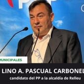 Lino A. Pascual Carbonell, candidato a la alcaldía de Relleu.