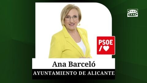 Ana Barcel&oacute;, de la alcald&iacute;a de Sax a la de Alicante