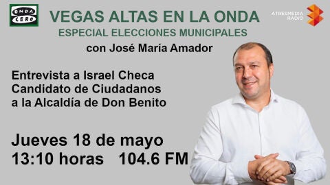 Israel Checa, candidato de Ciudadanos en Don Benito