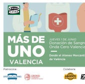 Más de Uno Valencia desde la donación de sangre de Onda Cero