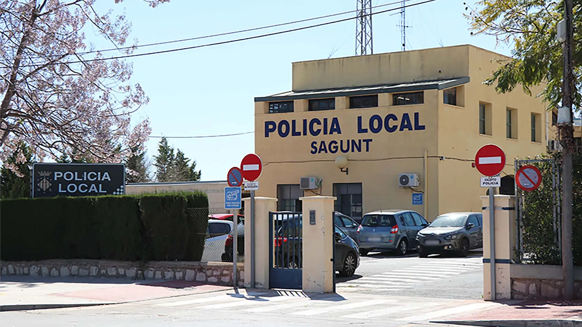 Imagen de las dependencias de la Policía Local de Sagunto