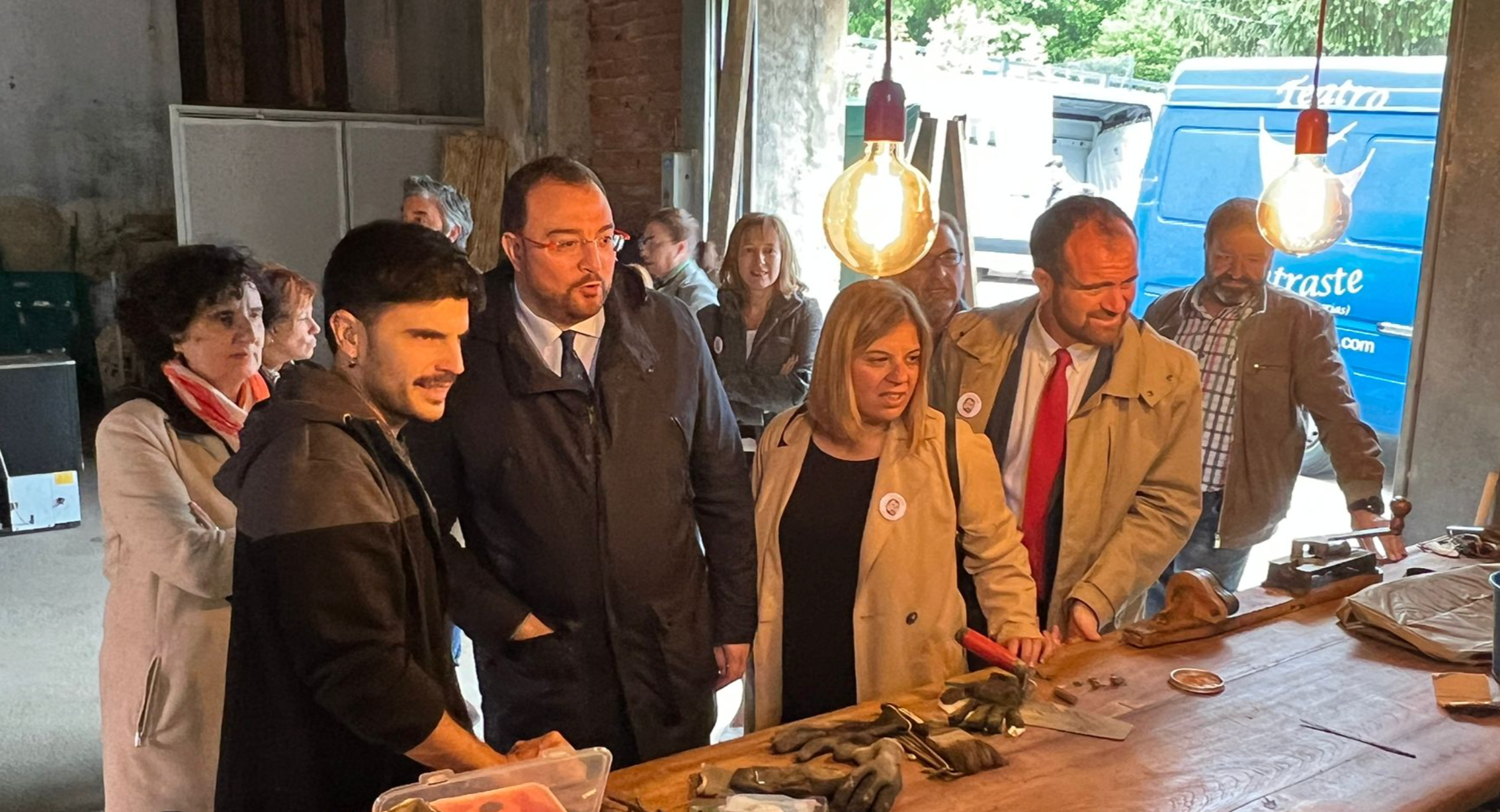 El presidente Asturiano destaca en Infiesto la labor del gobierno municipal El presidente Asturiano destaca en Infiesto la labor del gobierno municipal