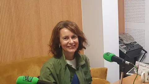 Inma Moreiras nos estudios de Onda Cero Inma Moreiras nos estudios de Onda Cero