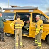 Más de 275 efectivos ya trabajan sobre el terreno en el incendio de Las Hurdes y Sierra de Gata