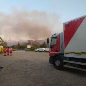 400 efectivos trabajan sobre el terreno en el Incendio Forestal de Pinofranqueado, 230 son efectivos de la UME