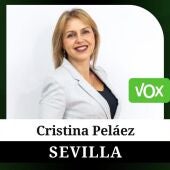 Cristina Peláez, candidata de Vox a la alcaldía de Sevilla
