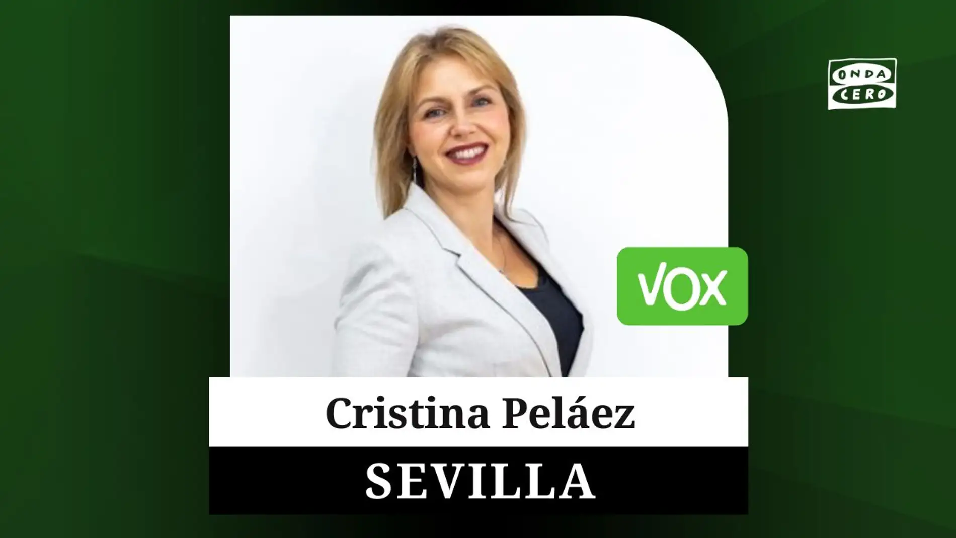 Cristina Peláez, candidata de Vox a la alcaldía de Sevilla