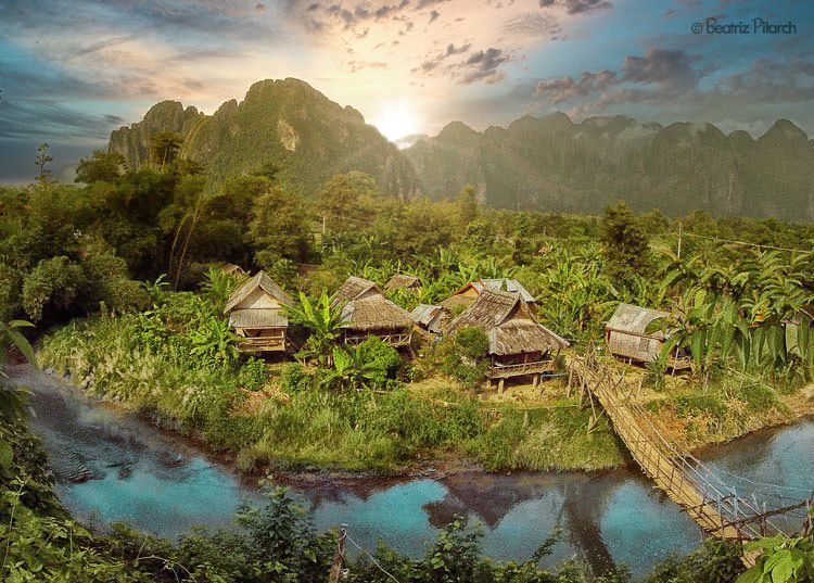 Vang Vieng, un paraíso en Laos para perderse Vang Vieng, un paraíso en Laos para perderse