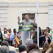 Santiago Abascal en el acto electoral de Ciudad Real Santiago Abascal en el acto electoral de Ciudad Real