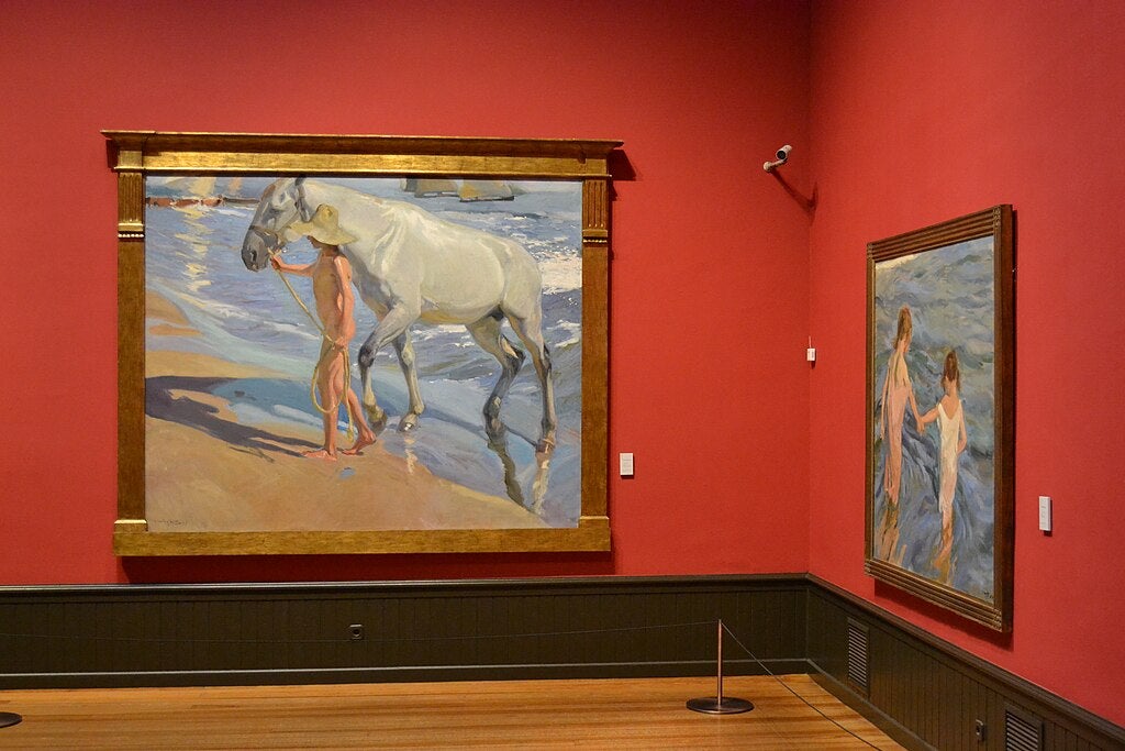 Organización contra la crisis climática: colaboradores de 'Más de uno' protestan en el Museo Sorolla Organización contra la crisis climática: colaboradores de 'Más de uno' protestan en el Museo Sorolla