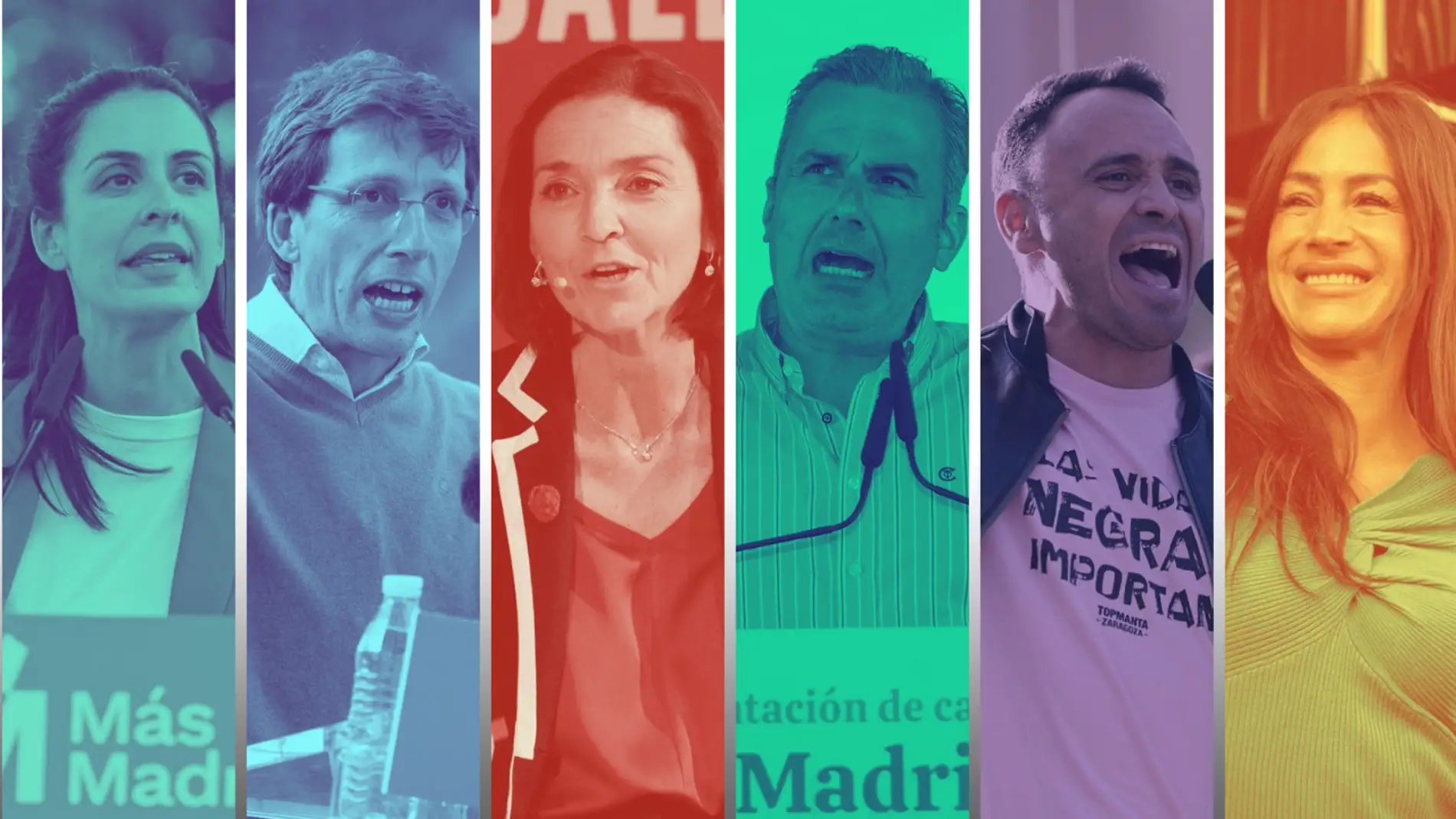 Los candidatos a la alcaldía de Madrid