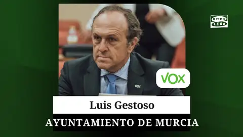 Luis Gestoso Luis Gestoso, candidato de Vox a la alcaldía de Murcia