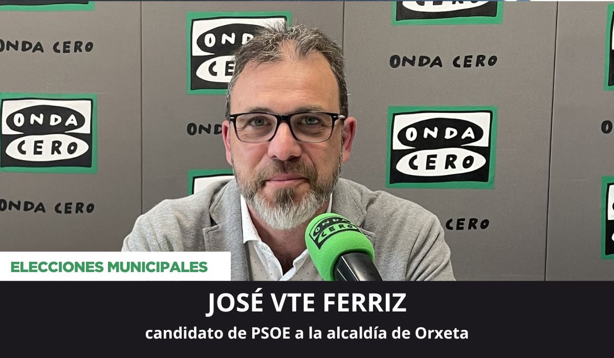 José Vte Ferriz, candidato a la alcaldía de Orxeta José Vte Ferriz, candidato a la alcaldía de Orxeta