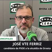 José Vte Ferriz, candidato a la alcaldía de Orxeta por el PSPV-PSOE. José Vte Ferriz, candidato a la alcaldía de Orxeta por el PSPV-PSOE.