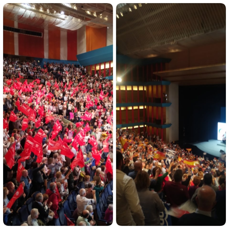 El Palacio de Festivales como termómetro electoral El Palacio de Festivales como termómetro electoral