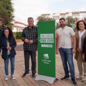 Parte del equipo de IU en Chiclana