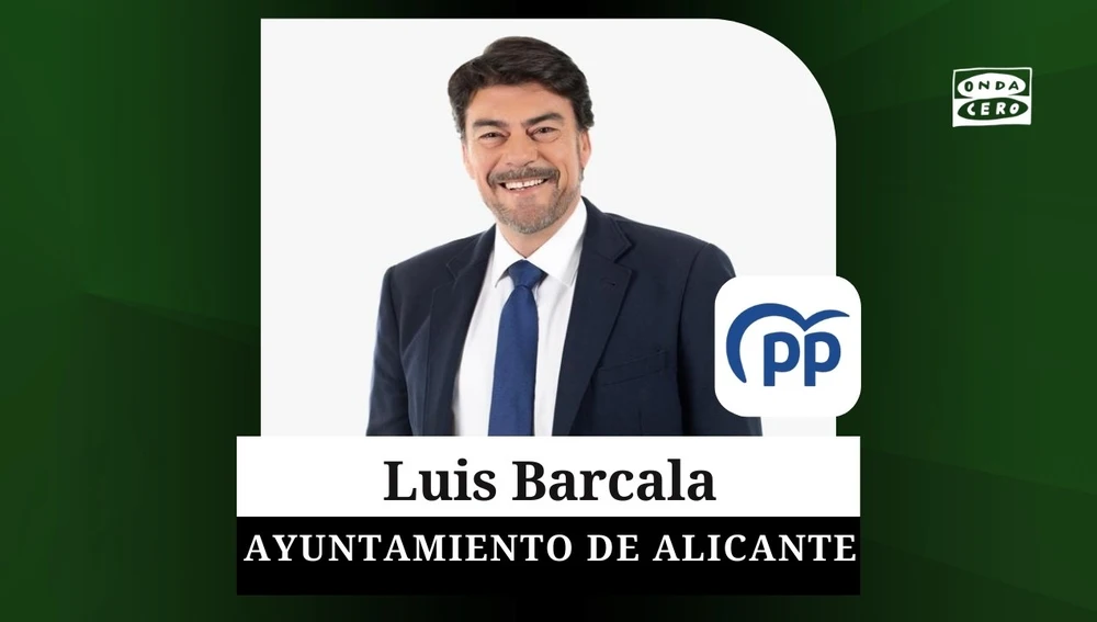 Luis Barcala, candidato del Partido Popular a la alcaldía de Alicante Luis Barcala, candidato del Partido Popular a la alcaldía de Alicante