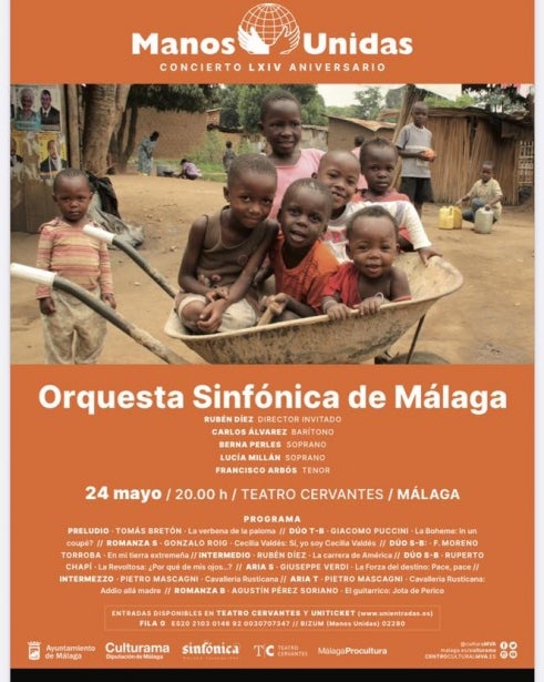 Manos Unidas celebra su concierto benéfico anual este jueves Manos Unidas celebra su concierto benéfico anual este jueves