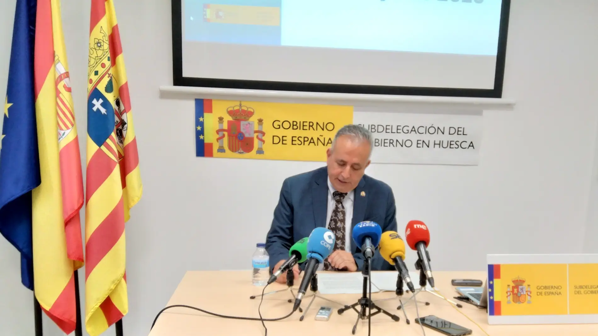 Carlos Campo, subdelegado del Gobierno en Huesca, ha ofrecido los datos.