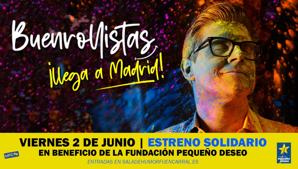 Cartel del espectáculo 'Buenrrollistas', estreno el 2 de junio