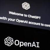 logo de la compañía OpenAI, desarrolladora del popular chatbot con inteligencia artificial ChatGPT. 