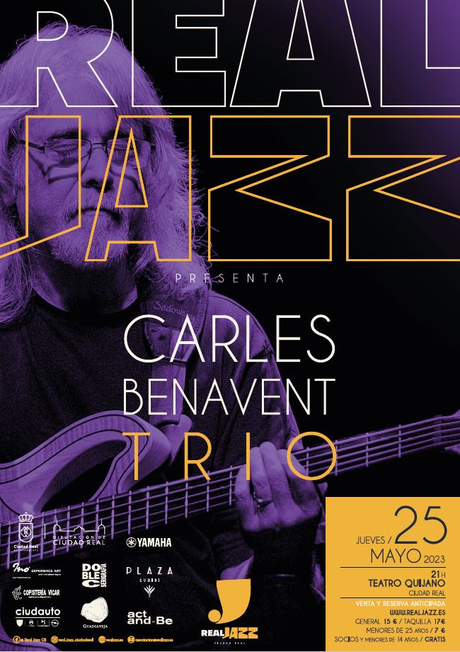 El trío del bajista Carles Benavent protagonizará este jueves el 4º concierto de Real Jazz El trío del bajista Carles Benavent protagonizará este jueves el 4º concierto de Real Jazz