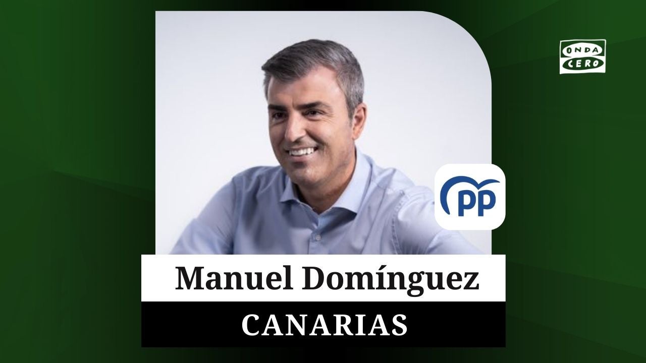 Manuel Domínguez, candidato del Partido Popular a la Presidencia del Gobierno de Canarias Manuel Domínguez, candidato del Partido Popular a la Presidencia del Gobierno de Canarias