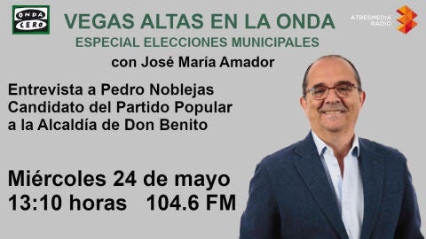 Pedro Noblejas del Partido Popular en Don Benito