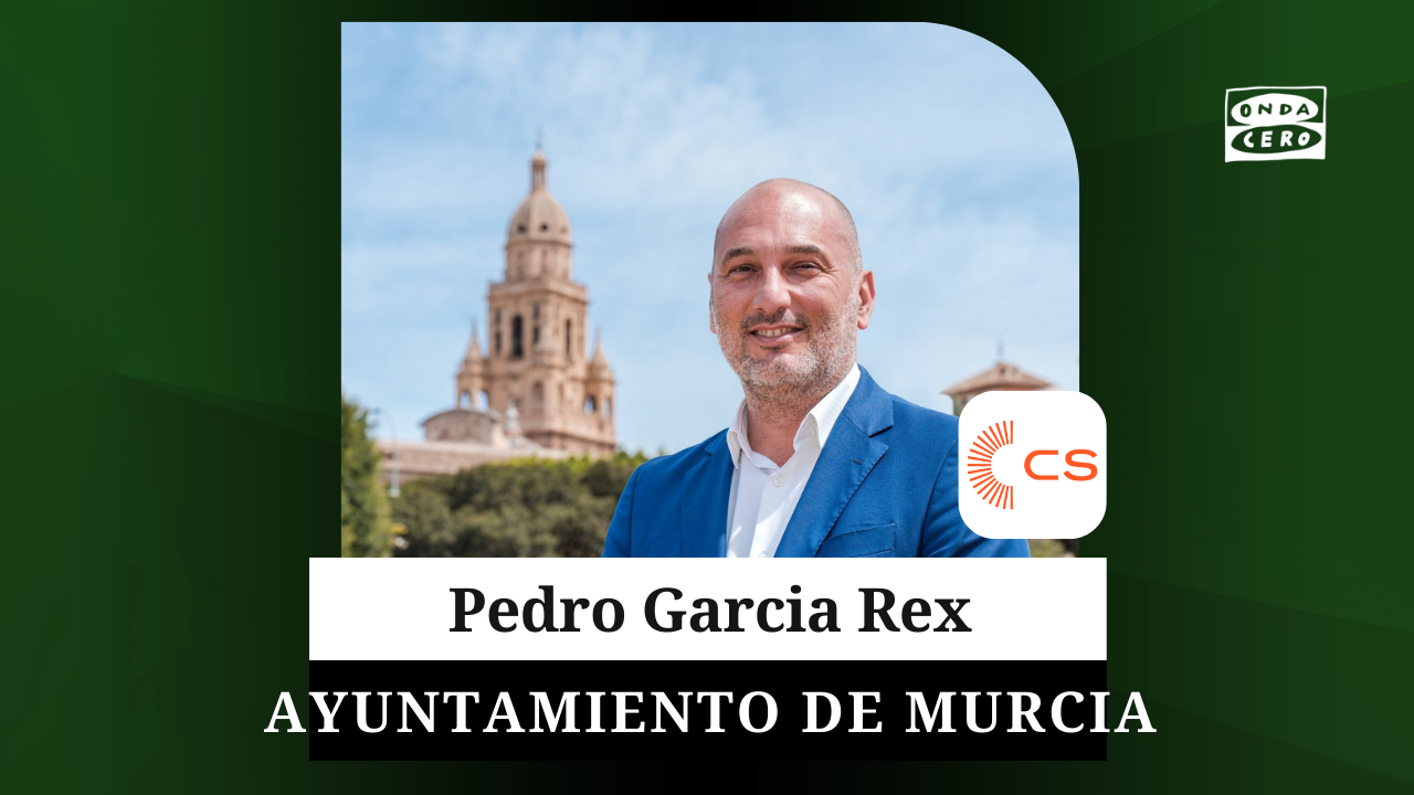 Pedro García Rex, candidato de C's a la alcaldía de Murcia Pedro García Rex, candidato de C's a la alcaldía de Murcia