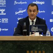 KIke Pérez, director general del Málaga CF, y José María Muñoz, administrador judicial