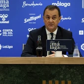 KIke Pérez, director general del Málaga CF, y José María Muñoz, administrador judicial KIke Pérez, director general del Málaga CF, y José María Muñoz, administrador judicial