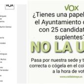 La Junta Electoral invalida las papeletas de VOX en León al estar incompletas