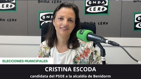 Cristina Escoda, alcaldable socialista de Benidorm.