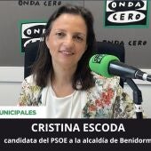 Cristina Escoda, alcaldable socialista de Benidorm.