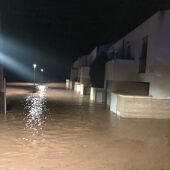 Pomar de Cinca fue una de las localidades más afectadas por las lluvias.