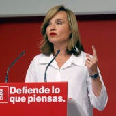 Imagen de archivo de la portavoz de la Ejecutiva Federal del PSOE, Pilar Alegría. 