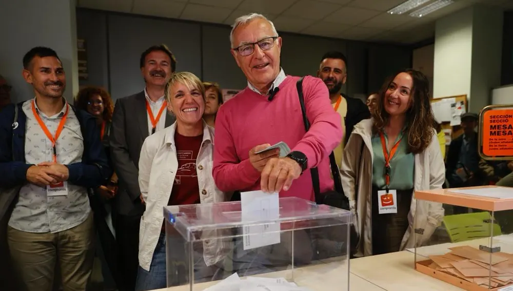 El alcalde Valencia y candidato a la reelección por Compromís, Joan Ribó