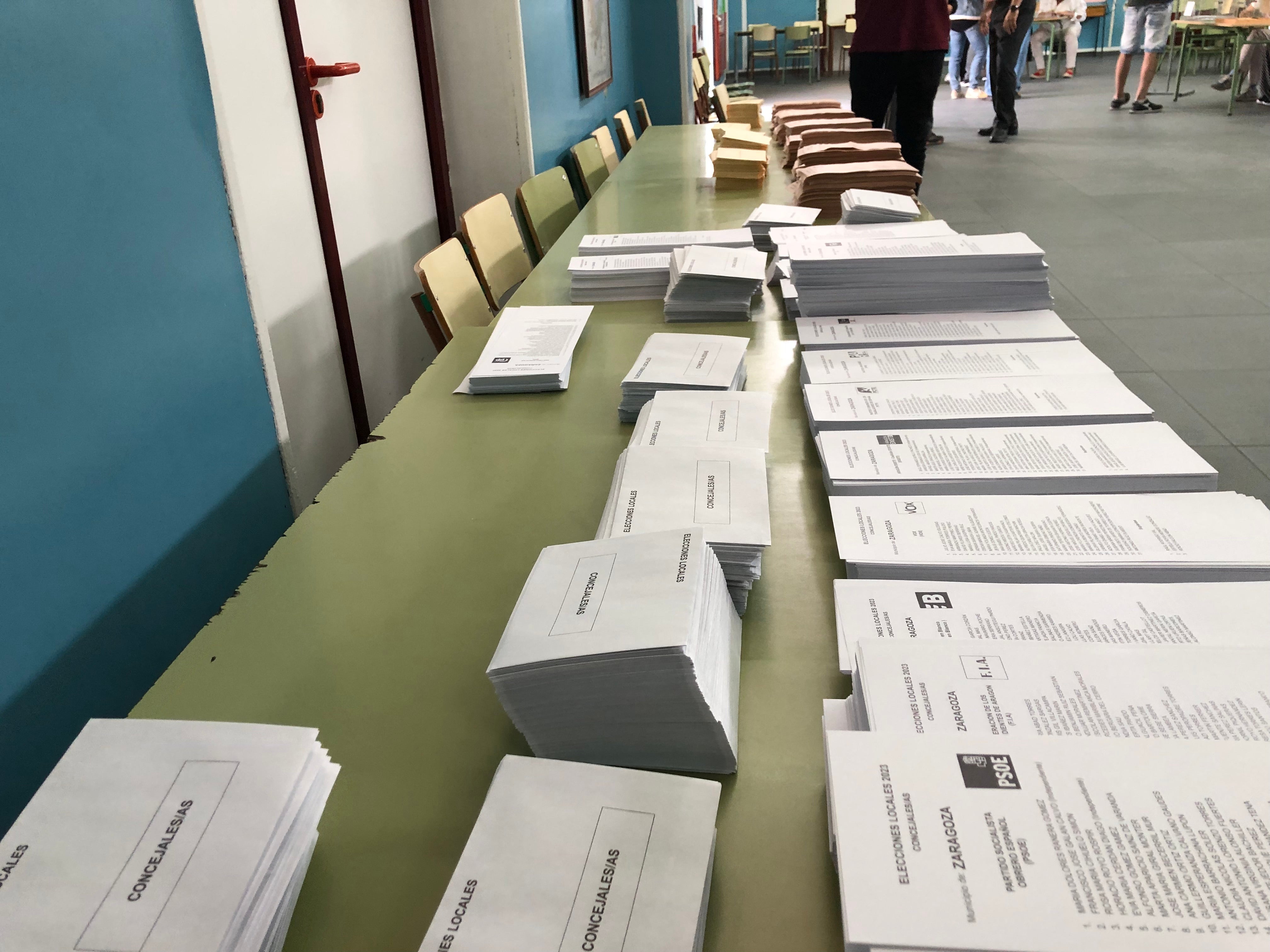 Jornada electoral sin incidencias en Aragón Jornada electoral sin incidencias en Aragón