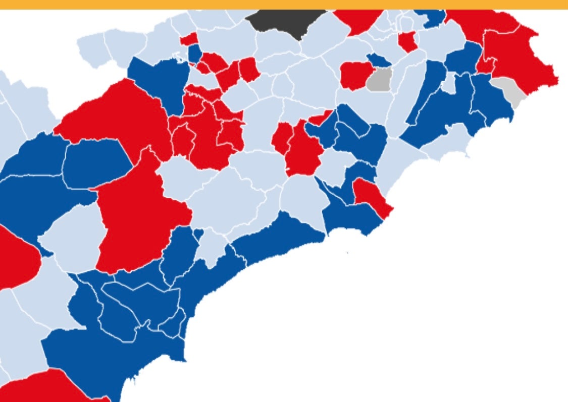 Resultados provisionales: Subida generalizada del Partido Popular en la Marina Baixa Resultados provisionales: Subida generalizada del Partido Popular en la Marina Baixa