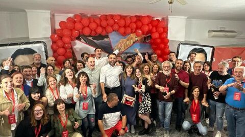 El PSPV-PSOE de Sagunto celebra los resultados de las Elecciones Municipales del 28M