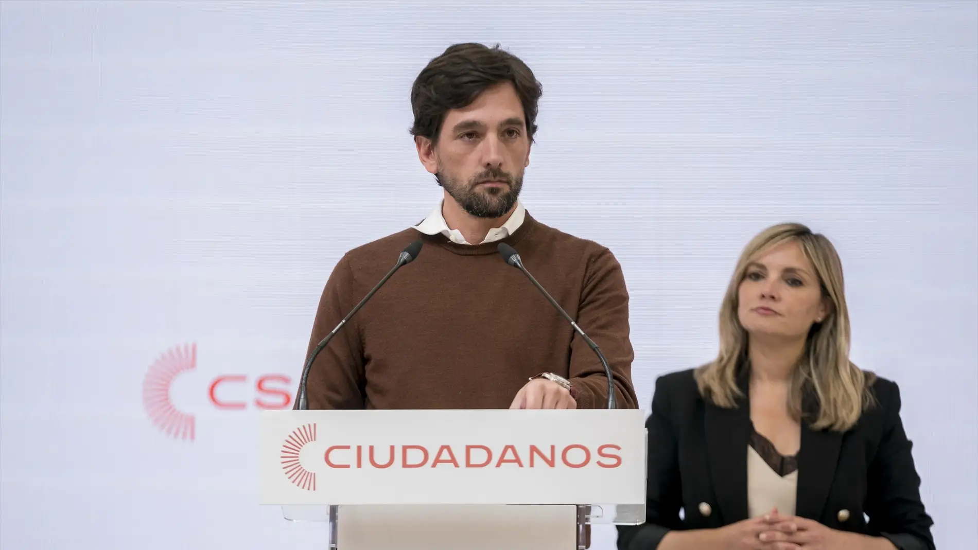 El secretario general de Ciudadanos, Adrián Vázquez/ A. Pérez Meca / Europa Press