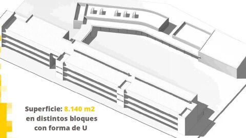 Recreación del futuro IES de Patraix