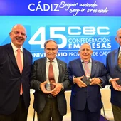 Javier Sánchez Rojas, Juan Sánchez Alcántara, Antonio Gamero y José Bohórquez Javier Sánchez Rojas, Juan Sánchez Alcántara, Antonio Gamero y José Bohórquez