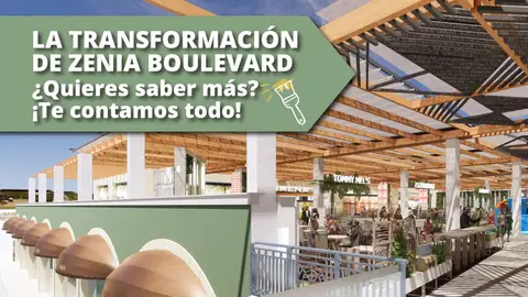 El Centro Comercial Zenia Boulevard de Orihuela Costa empieza su transformación zenia
