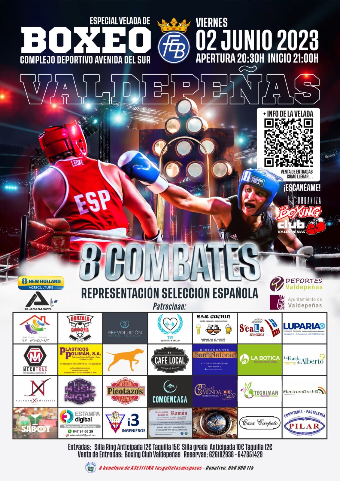 Valdepeñas vive esta noche una velada de boxeo Valdepeñas vive esta noche una velada de boxeo