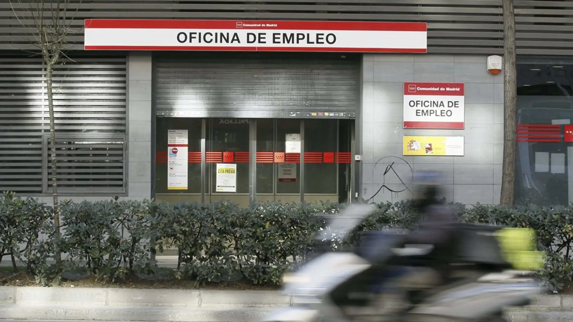 Una oficina de empleo en Madrid, en una imagen de archivo
