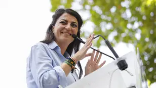 La excandidata de Vox a la Presidencia de la Junta, Macarena Olona.