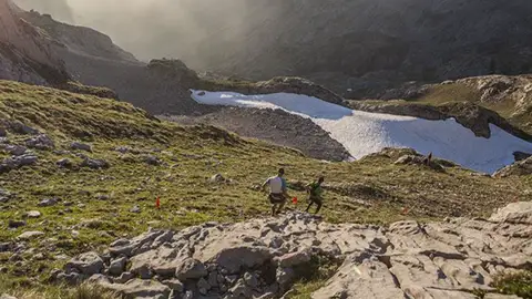 Una de las impresionantes imágenes que deja la carrera Una de las impresionantes imágenes que deja la carrera